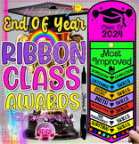 End Of School Year Awards | Ribbon Class Awards | Fun Printable