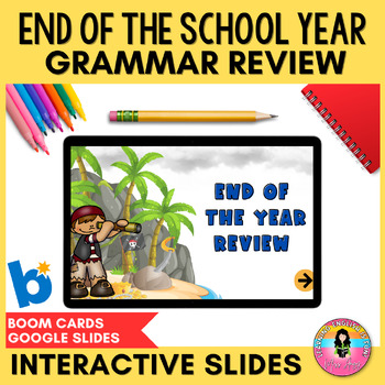 Preview of End Of The Year Digital Activities Review | Boom Cards and Google Slides™