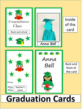 Preview of End Of The Year Graduation CARDS | GRADUATION | PRESCHOOL AND KINDERGARTEN