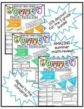 Preview of End Of The Year Math Review Bundle