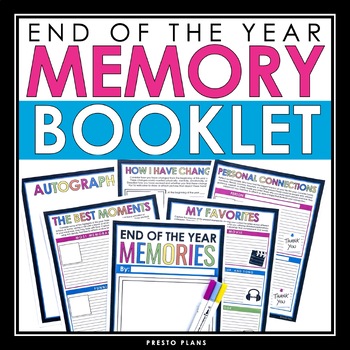 End of the Year Memory Book – Sara J Creations