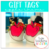 End Of The Year Teacher Gift Tag -Apple Themed