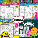 End Of The year Coloring Summer Bulletin Board May Activit