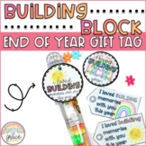 End Of Year Gift Tag : Building Blocks