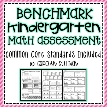 Preview of End Of Year Math Benchmark Assessment - Common Core Standards Included
