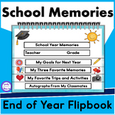 End Of Year School Memories Flipbook FREE Teacher Appreciation