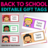 End Of Year Student Gift Tags Editable Name Tags
