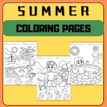 End Of Year Summer Coloring Sheets, Craft -activities, Coloring Pages 