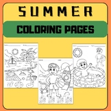 End Of Year Summer Coloring sheets, Craft -Activities, Col