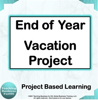 Preview of End Of Year Vacation Project