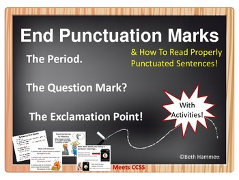Preview of End Punctuation Marks and Writing Activities