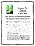 The Hatchet Projects and Writing Activities