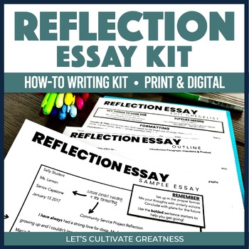 Preview of End of Year Class or Project Reflection Essay Writing Project