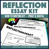 End of Year Class or Project Reflection Essay Writing Project