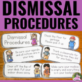 Dismissal Chart for End of Day Routine | EDITABLE Dismissa
