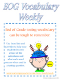 End of Grade (EOG) Vocabulary BUNDLE (Weeks 1-6)