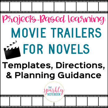 Preview of End of Novel Project: Book Trailers - Common Core Aligned