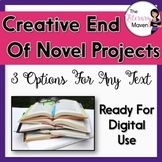 End of Novel Projects - 3 Creative Options - Digital 