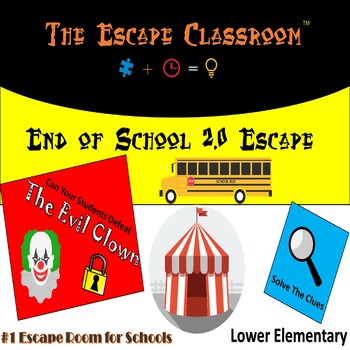 Preview of End of School Escape Room 2.0 (Lower Elementary) | The Escape Classroom
