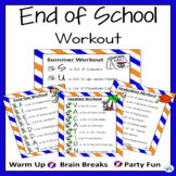 End of School Fitness Instant Warm Up & Brain Break