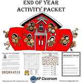 End of Year and Last Day of School Activity Packet and Mem