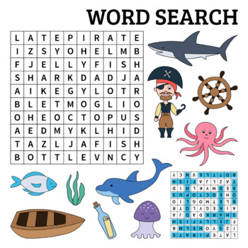 Preview of End of School Year Activity/ 20 animals word search puzzles + solutions