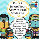 End of School Year Activity Pack Grades 1-2