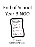 End of School Year BINGO!