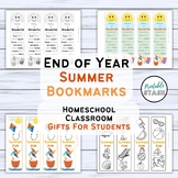 End of School Year Bookmarks | Last Minute Thank You Gift 