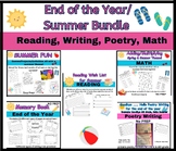 End of School Year Bundle- Math Games, Activities, Poetry,
