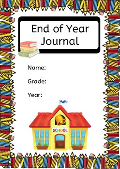 Preview of EOY Elementary Student Journal- Write, Draw, Reflect- End of School Year