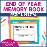 End of School Year Memory Book Print & Digital