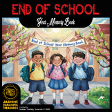 End of School Year Memory Book activities & coloring pages