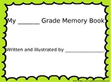 End of School Year Memory Book w/ Compare & Contrast