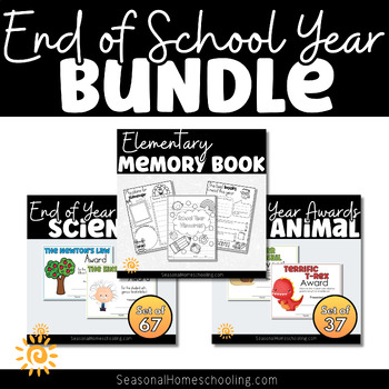 Preview of End of School Year Printable Bundle | End of School Year Awards | Memory Book