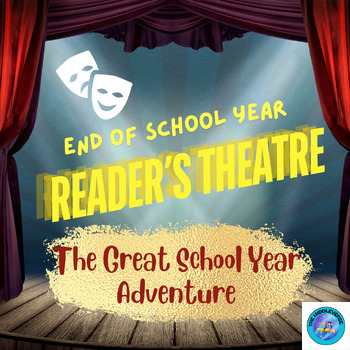 Preview of End of School Year Reader's Theatre Script with Riddle Worksheet