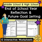 End of School Year Reflection Pages and Goal Setting for S