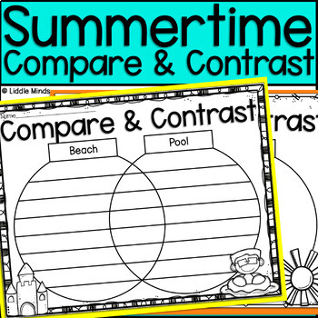 Preview of End of School Year and Summer Venn Diagrams