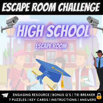 Preview of End of Semester High school Netflix Escape Room