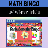 End of Semester Math Bingo