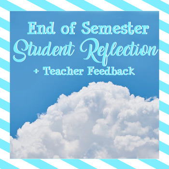 end of semester reflection examples