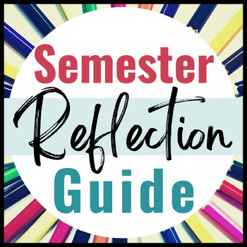 Preview of End of Semester Reflection Guide, Goal Setting, and Metacognition FREEBIE
