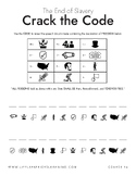 Emancipation Proclamation Crack the Code Worksheet