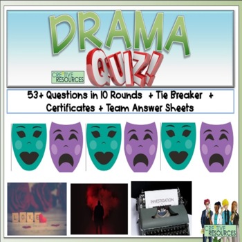 Cre8tive Resources - Drama End of Term Quiz