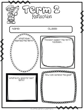 End of Term Reflection Printables FREEBIE by Little Library Learners