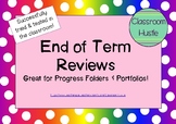 End of Term Review Pack!!