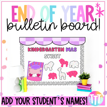 Preview of Back To School Animal Cookie Themed Bulletin Board