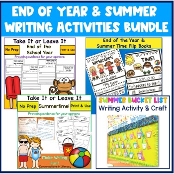 End of The Year Activities  Summer Time Bucket List Activities