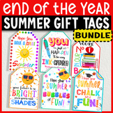 End of The Year Gift Tags for Students - Editable Summer G