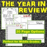 End of Year Memory Book Activities - Perfect for Middle Sc
